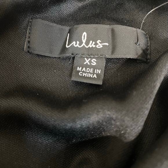 Lulus One Shoulder Little Black Dress Size XS NWT Sexy Bodycon Midi Party - Picture 3 of 8